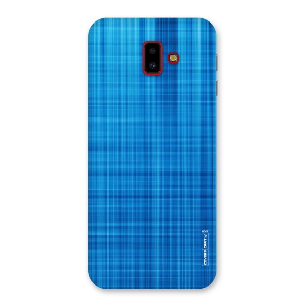 Stripe Blue Abstract Back Case for Galaxy J6 Plus