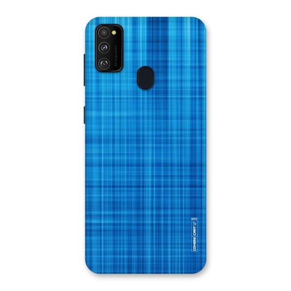 Stripe Blue Abstract Back Case for Galaxy M21