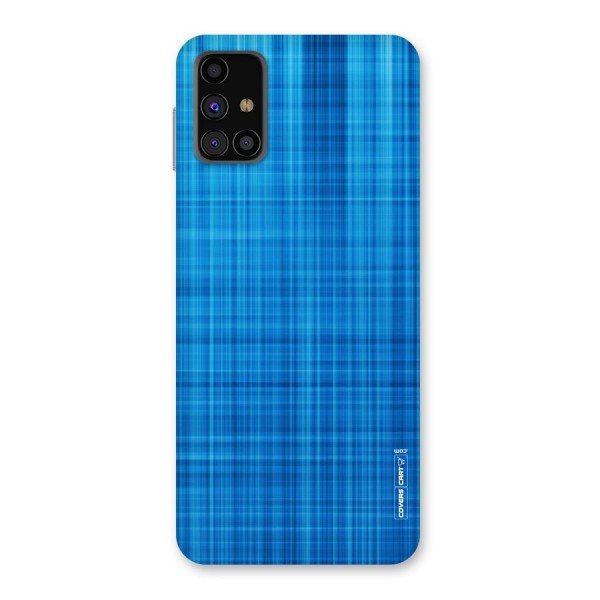 Stripe Blue Abstract Back Case for Galaxy M31s