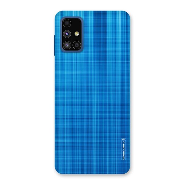 Stripe Blue Abstract Back Case for Galaxy M51