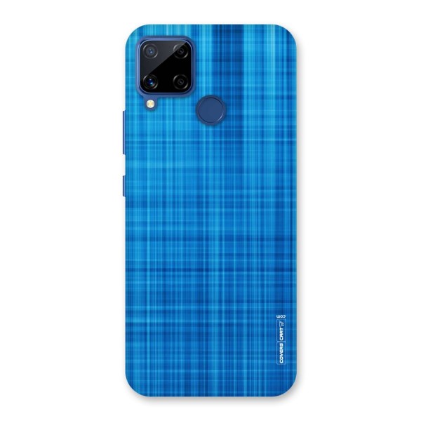 Stripe Blue Abstract Back Case for Realme C12