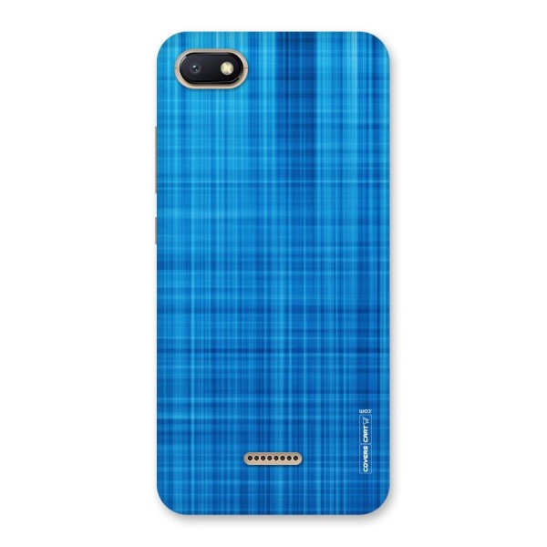 Stripe Blue Abstract Back Case for Redmi 6A