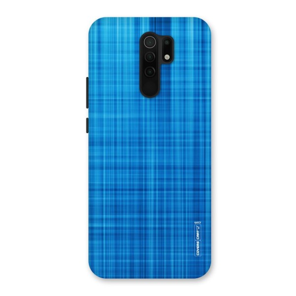 Stripe Blue Abstract Back Case for Redmi 9 Prime