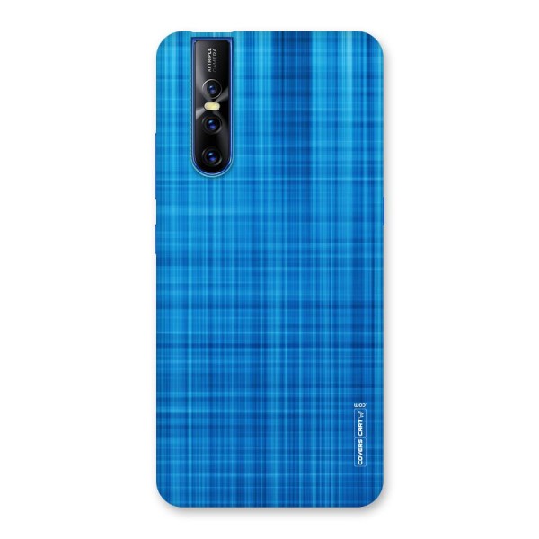 Stripe Blue Abstract Back Case for Vivo V15 Pro