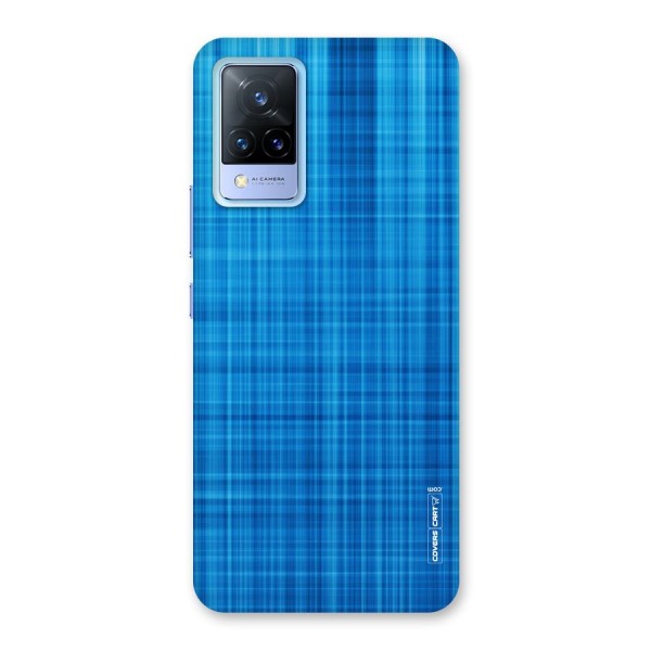 Stripe Blue Abstract Back Case for Vivo V21 5G