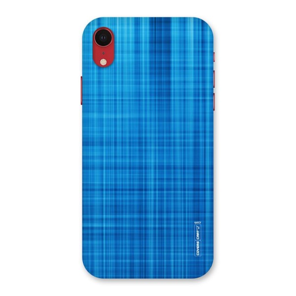 Stripe Blue Abstract Back Case for iPhone XR