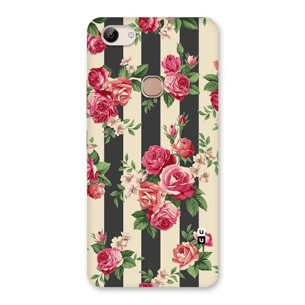 Stripes And Floral Back Case for Vivo Y83