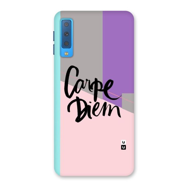 Stripes Black Diem Back Case for Galaxy A7 (2018)