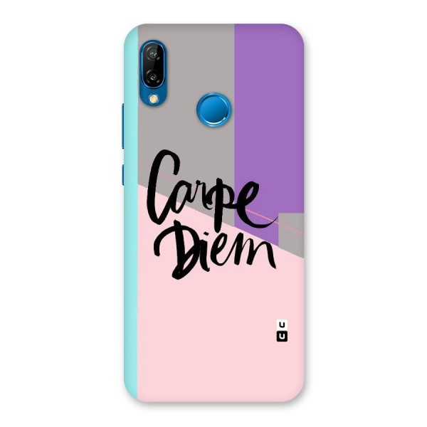 Stripes Black Diem Back Case for Huawei P20 Lite