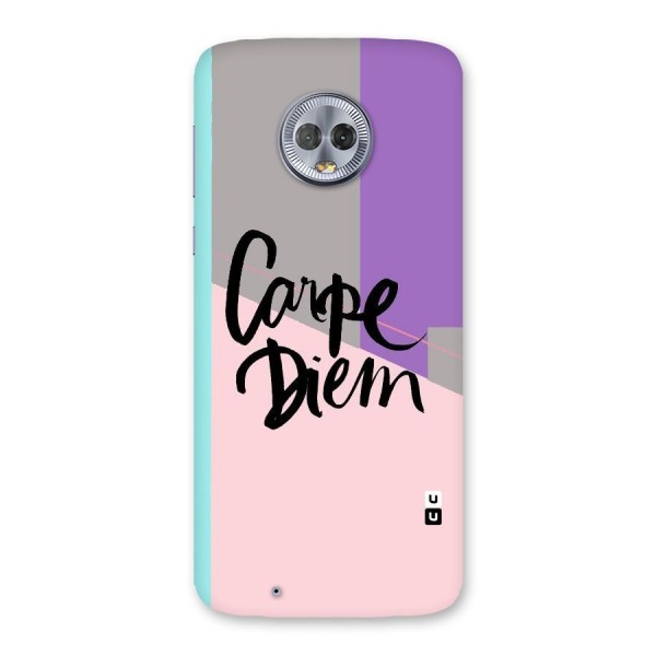 Stripes Black Diem Back Case for Moto G6