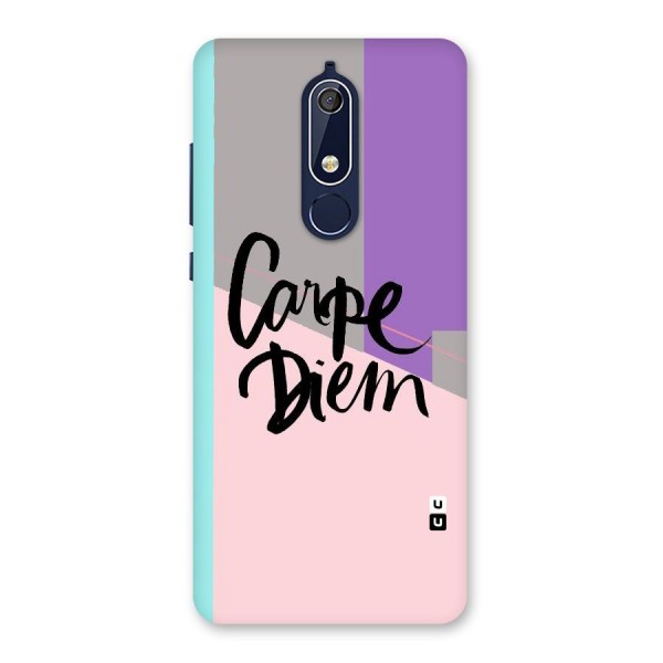 Stripes Black Diem Back Case for Nokia 5.1