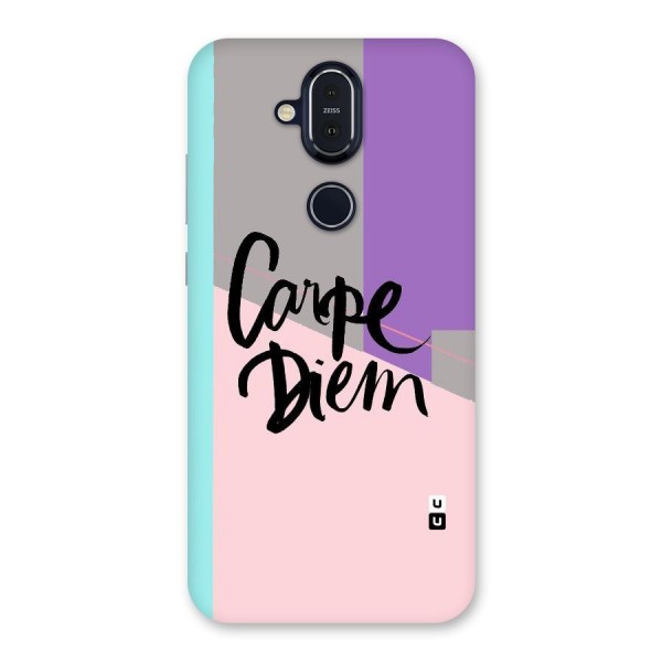 Stripes Black Diem Back Case for Nokia 8.1