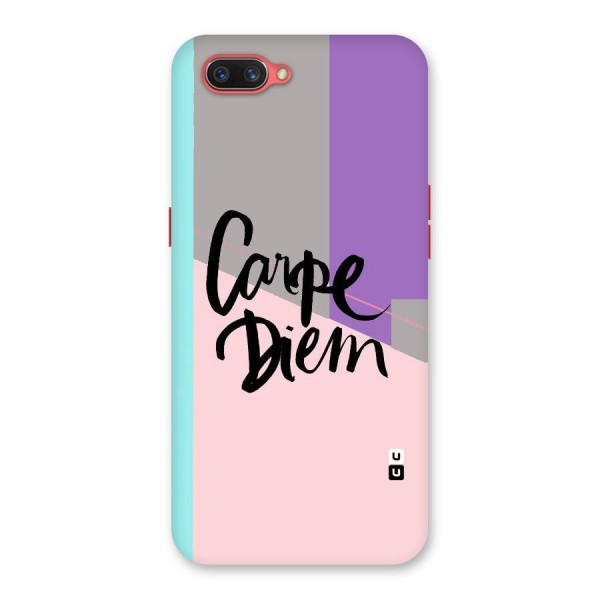 Stripes Black Diem Back Case for Oppo A3s