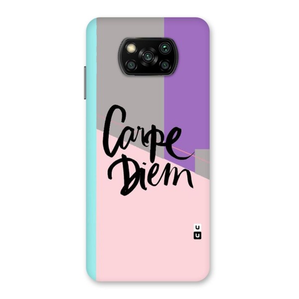 Stripes Black Diem Back Case for Poco X3