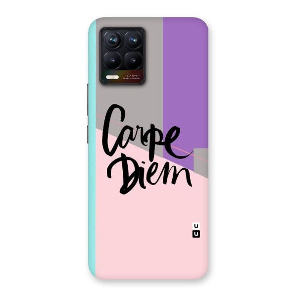 Stripes Black Diem Back Case for Realme 8