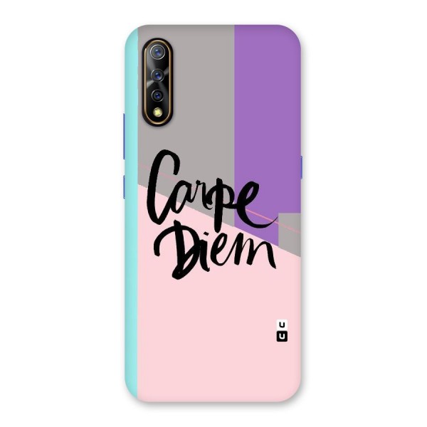 Stripes Black Diem Back Case for Vivo S1