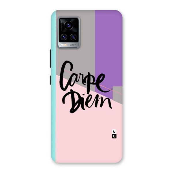 Stripes Black Diem Back Case for Vivo V20 Pro