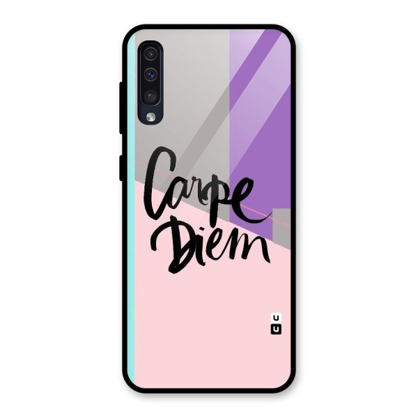 Stripes Black Diem Glass Back Case for Galaxy A50s