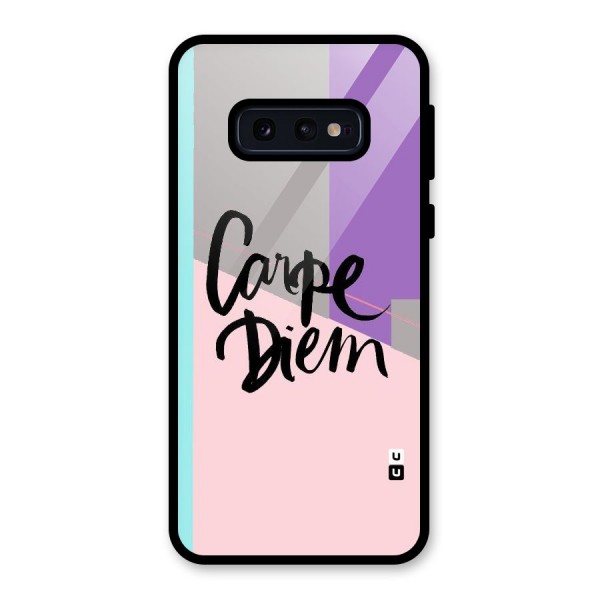 Stripes Black Diem Glass Back Case for Galaxy S10e