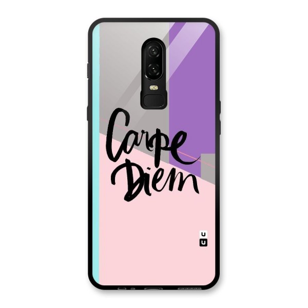 Stripes Black Diem Glass Back Case for OnePlus 6