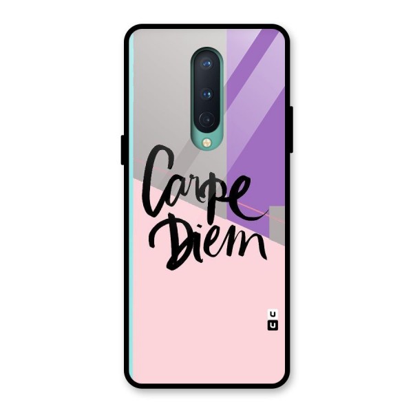 Stripes Black Diem Glass Back Case for OnePlus 8