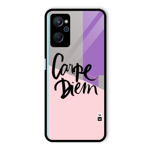 Stripes Black Diem Glass Back Case for Realme 9i