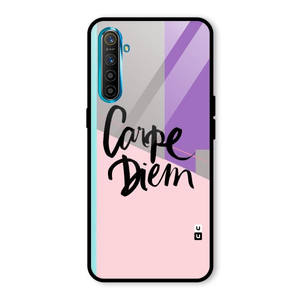 Stripes Black Diem Glass Back Case for Realme XT