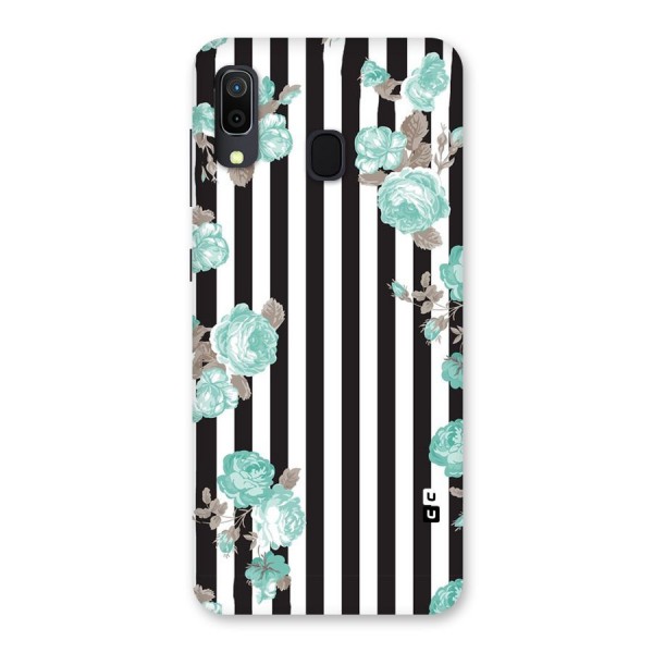 Stripes Bloom Back Case for Galaxy A20