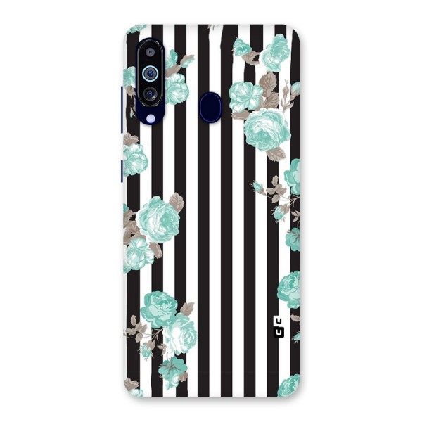 Stripes Bloom Back Case for Galaxy A60