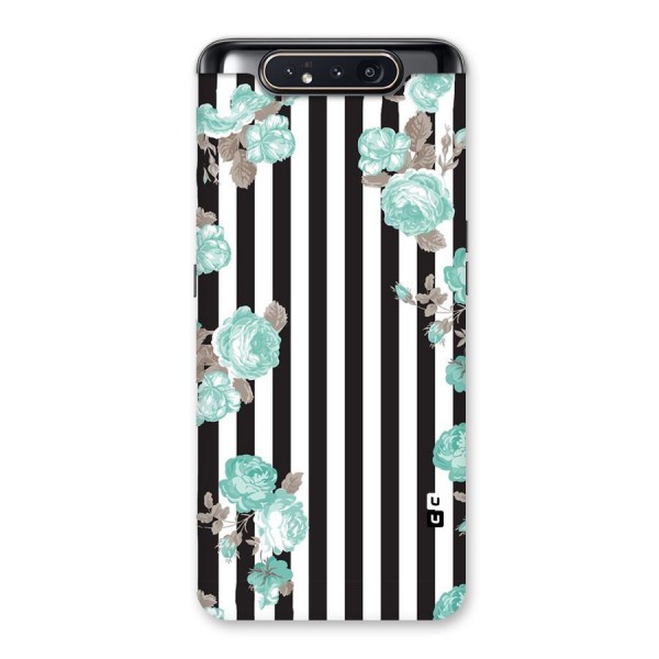 Stripes Bloom Back Case for Galaxy A80