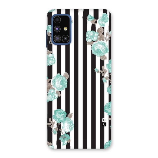 Stripes Bloom Back Case for Galaxy M51