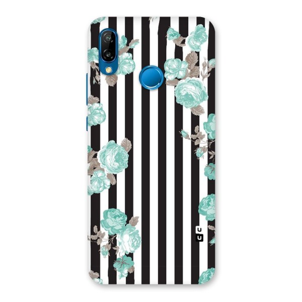 Stripes Bloom Back Case for Huawei P20 Lite