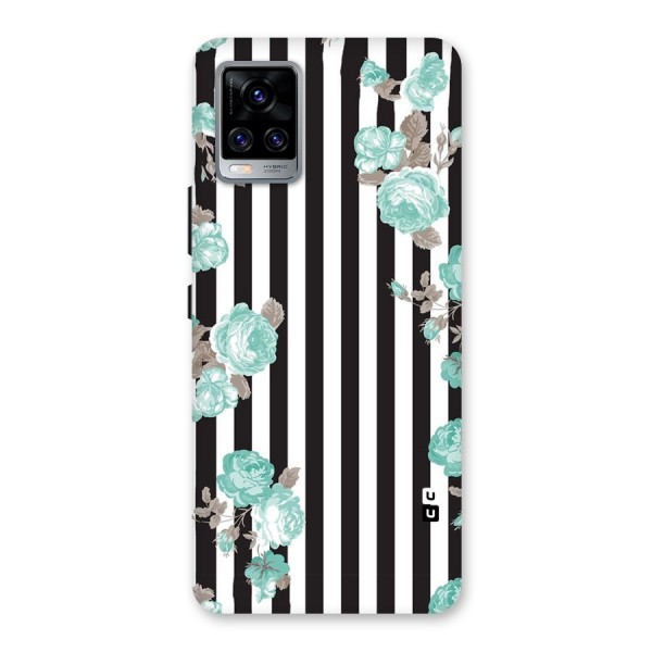 Stripes Bloom Back Case for Vivo V20 Pro