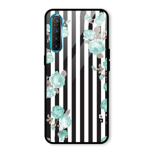 Stripes Bloom Glass Back Case for Realme XT