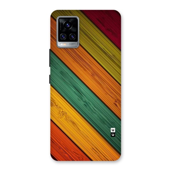 Stripes Classic Design Back Case for Vivo V20 Pro