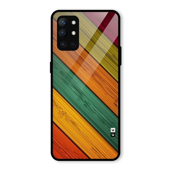 Stripes Classic Design Glass Back Case for OnePlus 9R