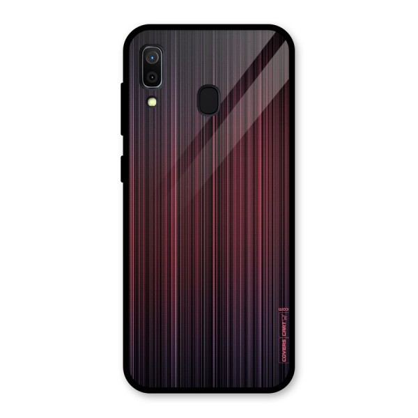 Stripes Gradiant Glass Back Case for Galaxy A30