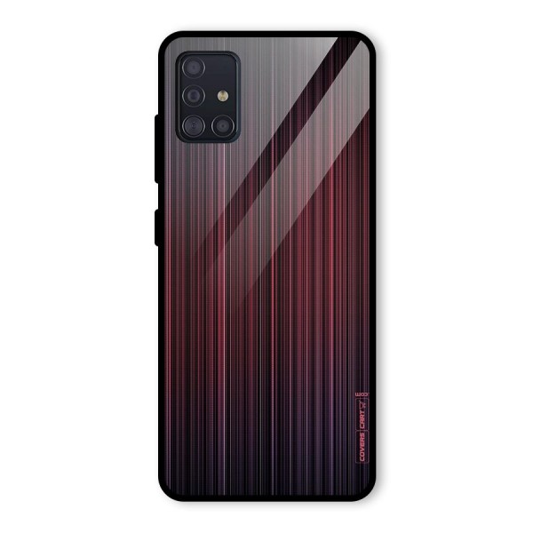 Stripes Gradiant Glass Back Case for Galaxy A51