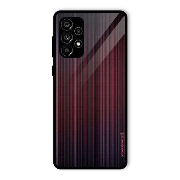 Stripes Gradiant Glass Back Case for Galaxy A73 5G