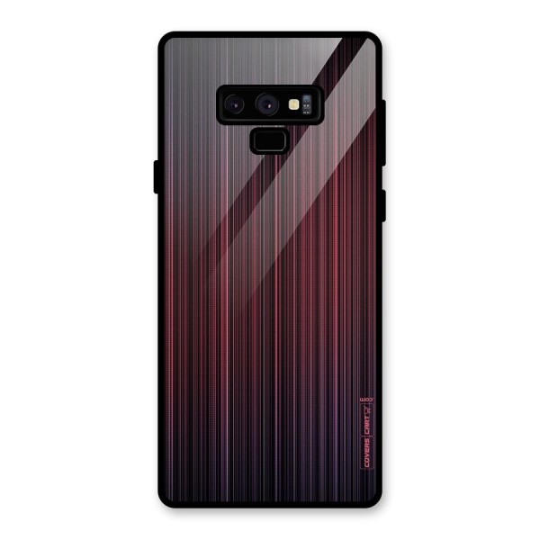 Stripes Gradiant Glass Back Case for Galaxy Note 9