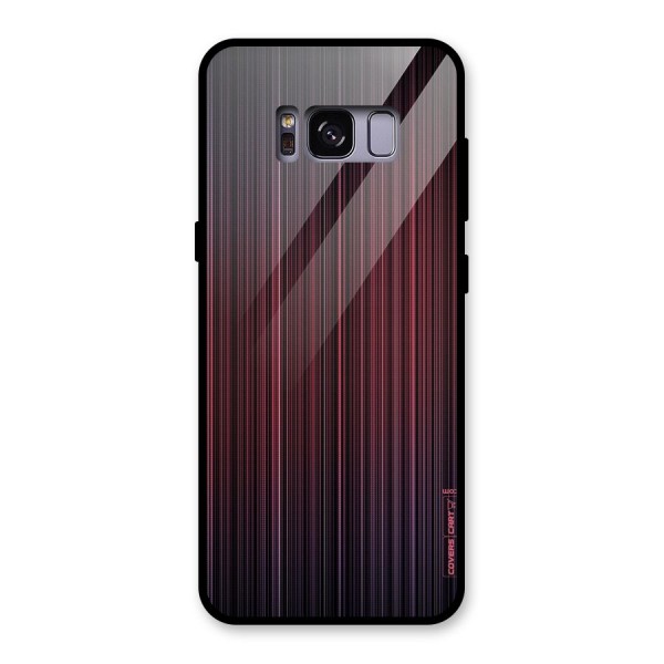 Stripes Gradiant Glass Back Case for Galaxy S8