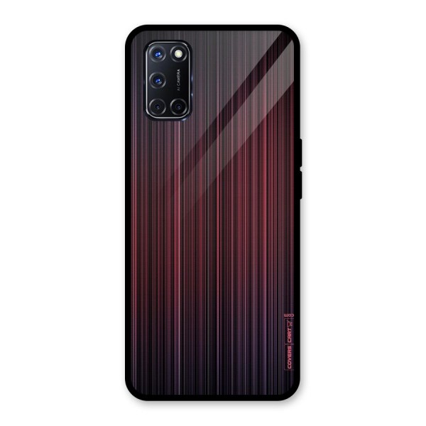 Stripes Gradiant Glass Back Case for Oppo A52