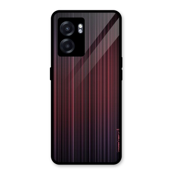 Stripes Gradiant Glass Back Case for Oppo K10 (5G)