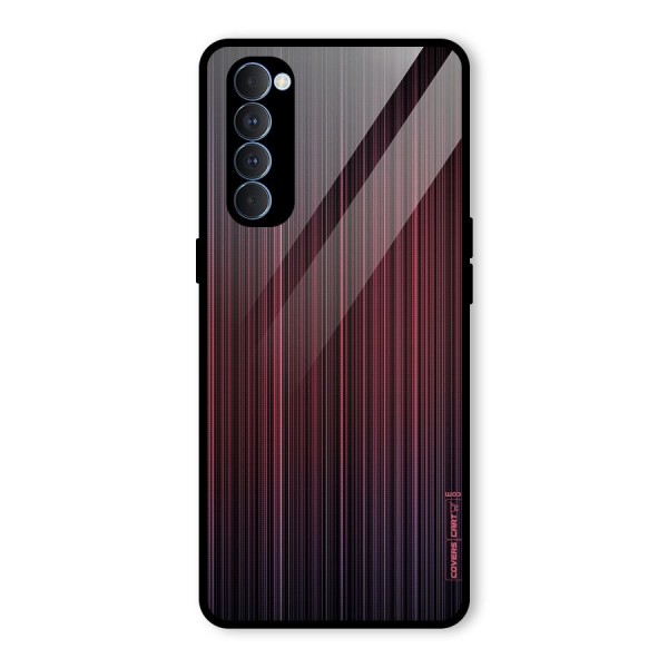 Stripes Gradiant Glass Back Case for Oppo Reno4 Pro