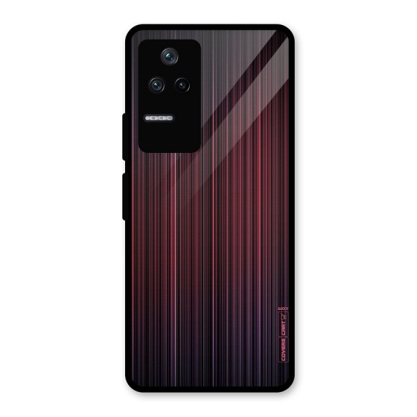 Stripes Gradiant Glass Back Case for Poco F4 5G