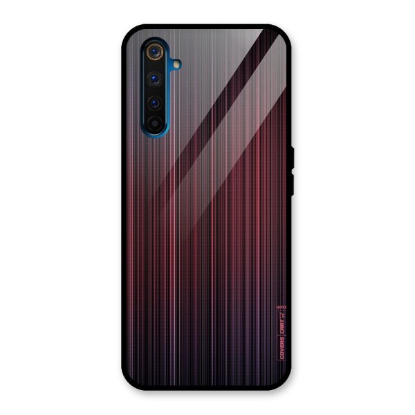 Stripes Gradiant Glass Back Case for Realme 6 Pro