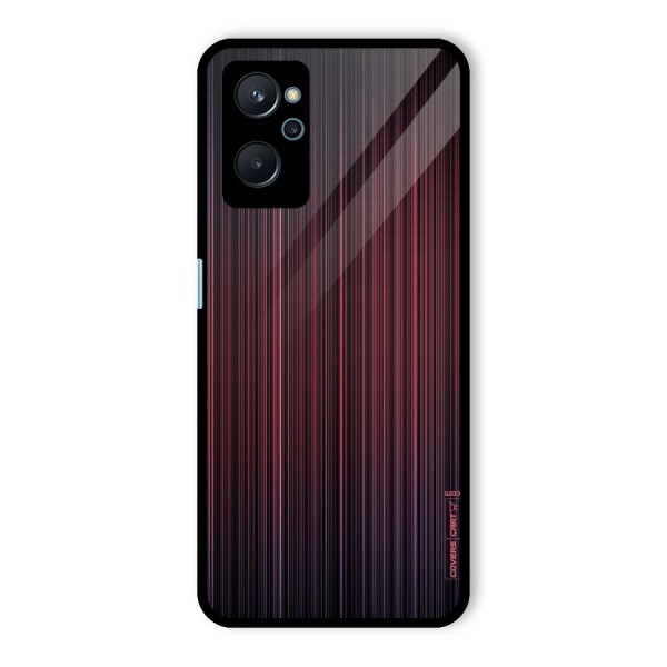 Stripes Gradiant Glass Back Case for Realme 9i