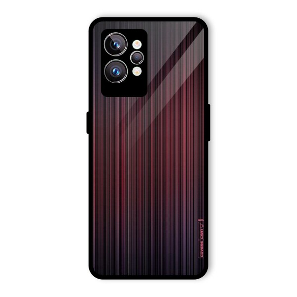 Stripes Gradiant Glass Back Case for Realme GT2 Pro