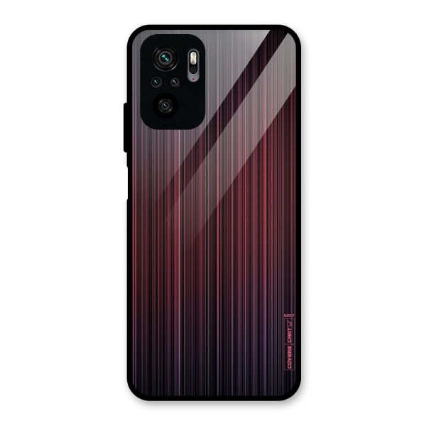 Stripes Gradiant Glass Back Case for Redmi Note 10