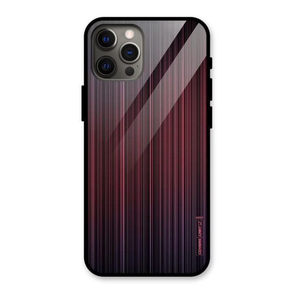 Stripes Gradiant Glass Back Case for iPhone 12 Pro Max